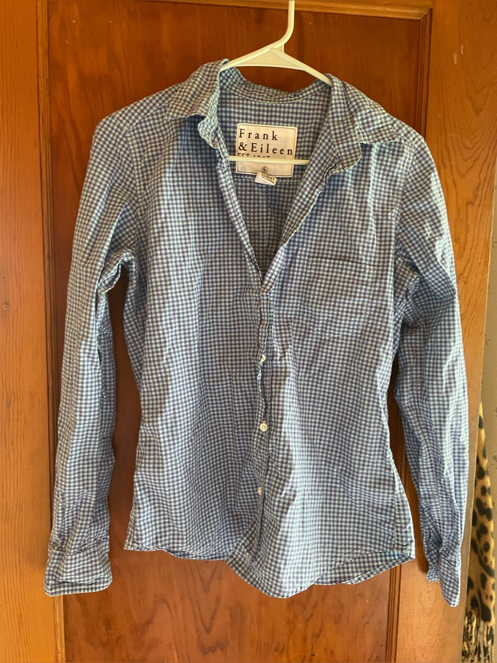Frank & Eileen Women’s Gingham Button-Up Shirt - Size Small